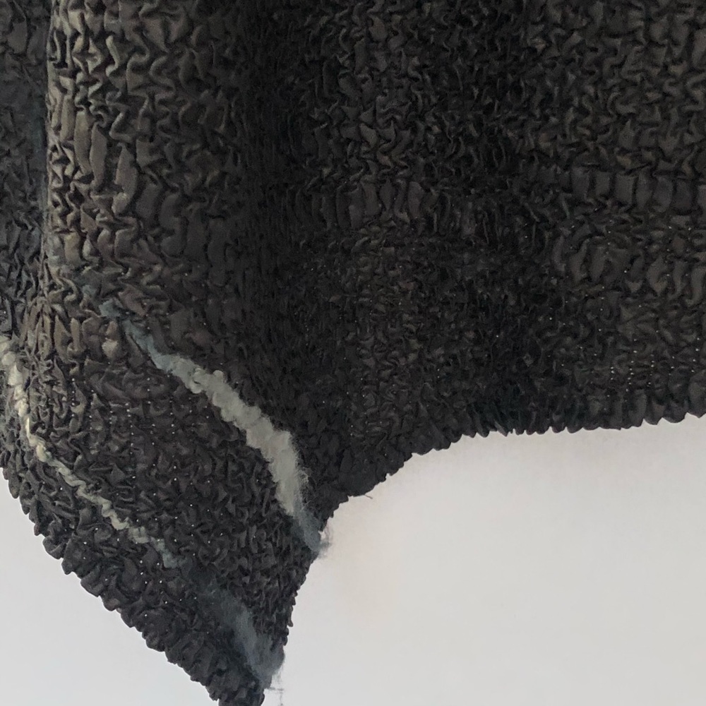 Anne Fontaine Crinkle Asymmetrical Medina Blouse 2 - Picture 6 of 8